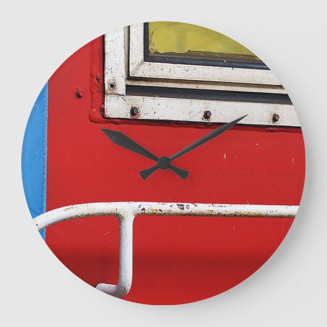 Runde (mittlere) Uhr (Vorderseite)