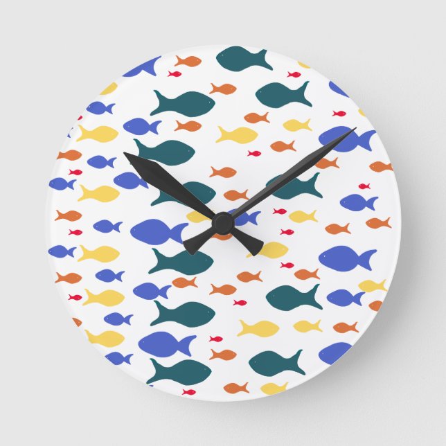 Runde (mittlere) Uhr (Vorderseite)