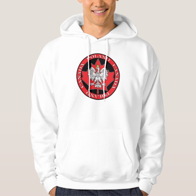 Runde Polen - Kanada - Leaf Hoodie (Vorderseite)