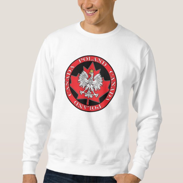 Runde Polen - Kanada - Leaf Sweatshirt (Vorderseite)