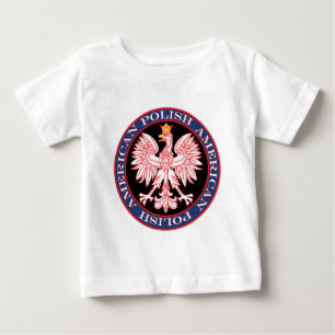 Runde Polnischer Adler Baby T-shirt