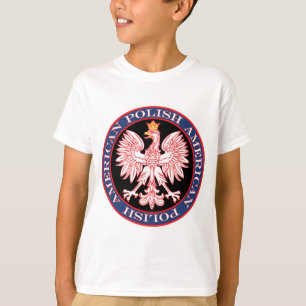 Runde Polnischer Adler T-Shirt