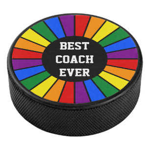 Runde Rays Rahmen RAINBOW + Ihr Backgr. Ideen Eishockey Puck