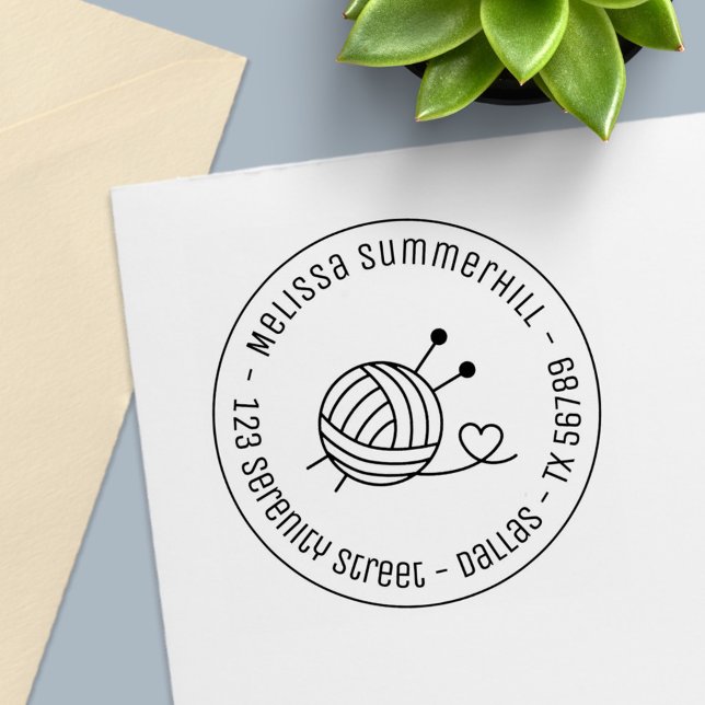 Runde Rede 1 des Handwerks aus Knetgarn Permastempel (Von Creator hochgeladen)