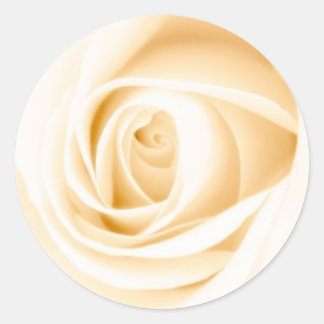 Runde Rose Hochzeit einladen Umschlag Aufkleber