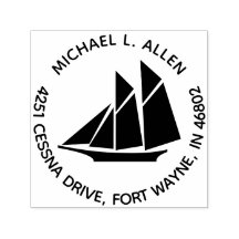 Runde Rücksendeadresse