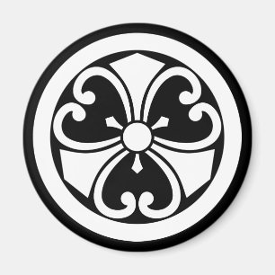 Runde Schwertrebe-Sauerklee Magnet