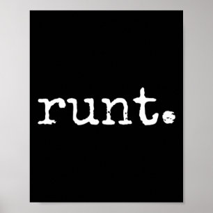 Runde Scrawny Funny Bachelor Party Forfeit Poster