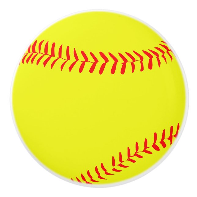 Runde Softball Knob Puls Keramikknauf (Vorderseite)