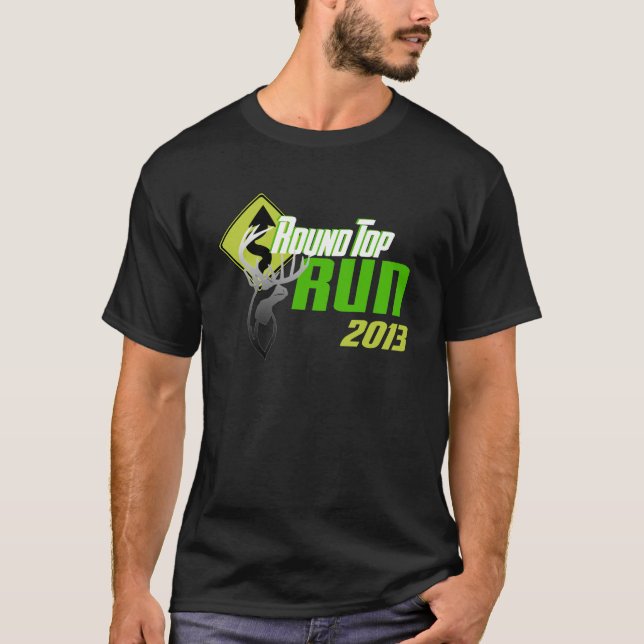 Runde Spitze lassen T - Shirt 2013 laufen (Vorderseite)