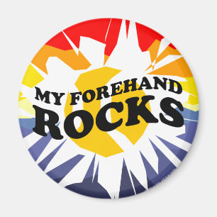 Runde Tennismagnete - mit Tennisballdesign Magnet