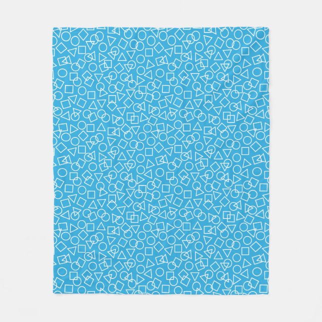 Runde Triangle Square Fleece Blanket (Vorderseite)