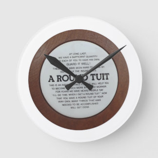 Runde Tube-Uhr Wanduhr
