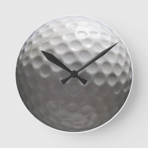 Runde Uhr für den Golfball