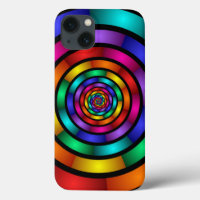 Runde und psychedelische Fraktal Kunst