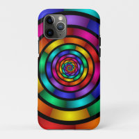 Runde und psychedelische Fraktal Kunst