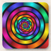 Runde und psychedelische Fraktal Kunst