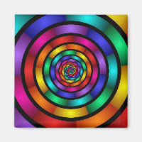 Runde und psychedelische Fraktal Kunst