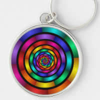 Runde und psychedelische Fraktal Kunst