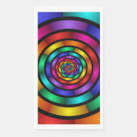 Runde und psychedelische Fraktal Kunst