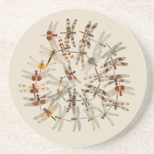 Runde Untersetzer der Libellen