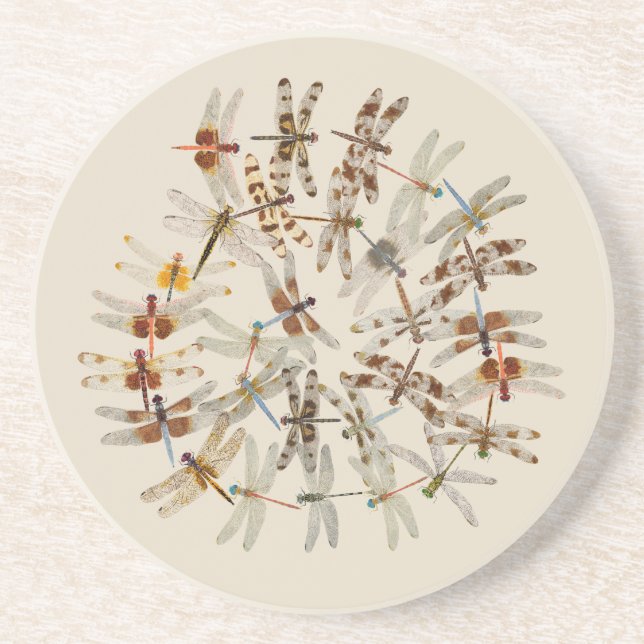 Runde Untersetzer der Libellen (Vorne)