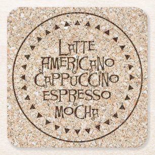 Runde Untersetzer des Korkens