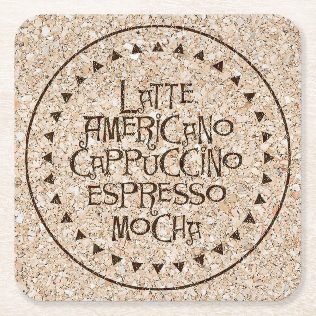 Runde Untersetzer des Korkens (Vorderseite)