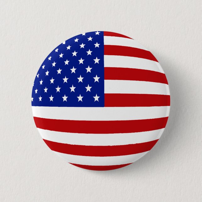 RUNDE US-FLAGGE BUTTON (Vorderseite)