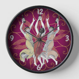 Runde Vintage Weinliebhaber Uhr