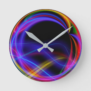 Runde Wand-Uhr mit trendigem Design Runde Wanduhr