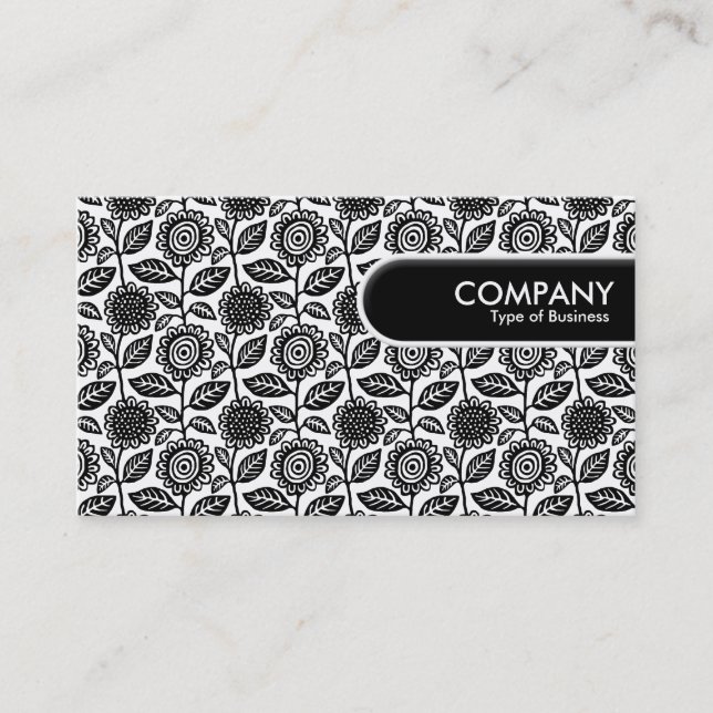 Runded Edge Tag - Blumenmuster 280313 (Vorderseite)