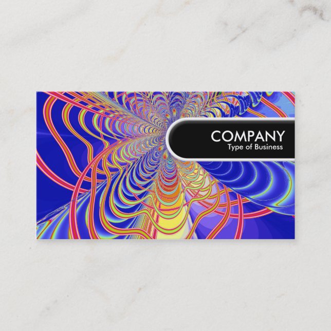 Runded Edge Tag - Fraktal Abstrakt 061012d (Vorderseite)