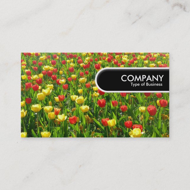 Runded Edge Tag - Meer der Tulips II (Vorderseite)