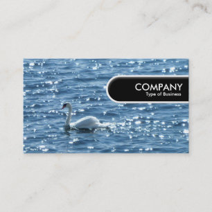 Runded Edge Tag - Swan