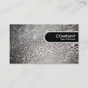 Runded Edge Tag - Wassertropfen auf Glas 02