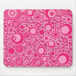Runden, 2-fach rosa Computer-Maus-Pad Mousepad