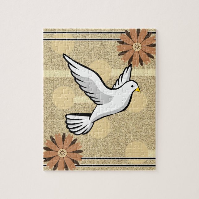 Runden der weißen Taube Puzzle (Vertikal)