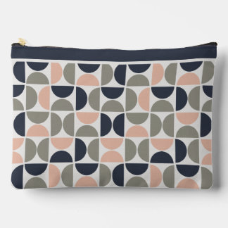 Runden des blauen und rosa Halbjahrhunderts Zubehörtasche