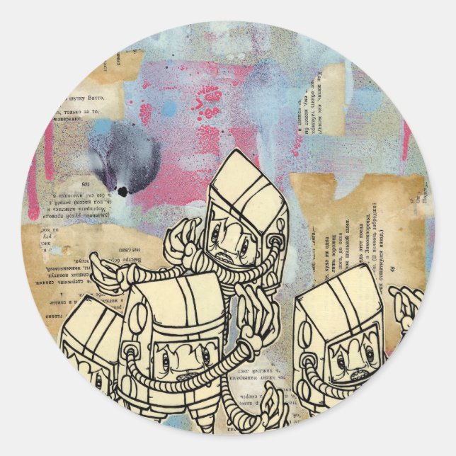  RUNDER AUFKLEBER (Vorderseite)