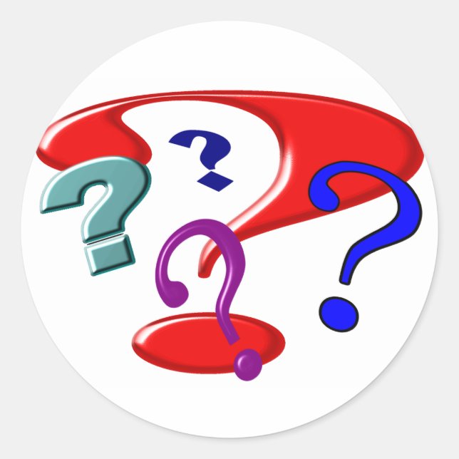 ? ? ? ? ? RUNDER AUFKLEBER (Vorderseite)