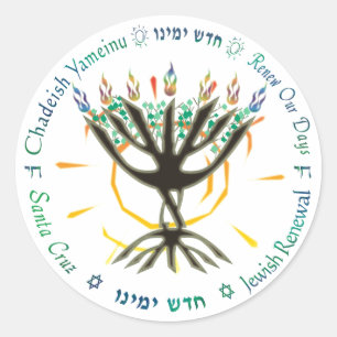 Runder Aufkleber CY-Logos