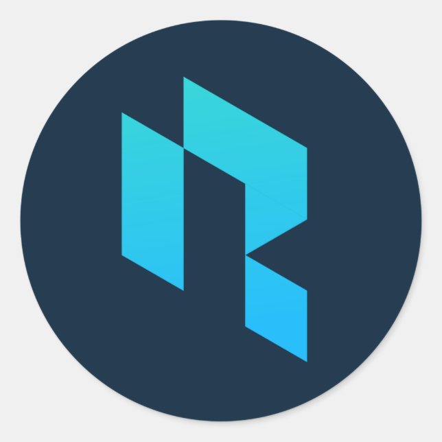 Runder Aufkleber für Reklame-Logos (Vorderseite)