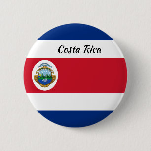 Runder Button der Costa Rica
