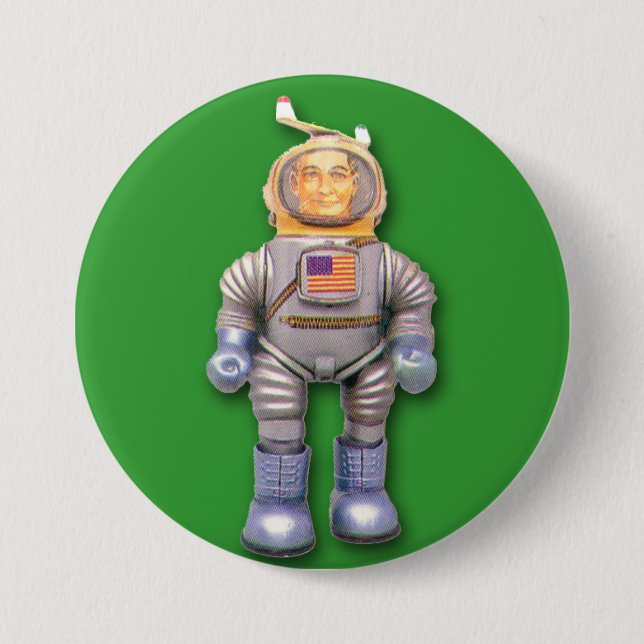 Runder Button des American Astronaut Tobot (Vorderseite)