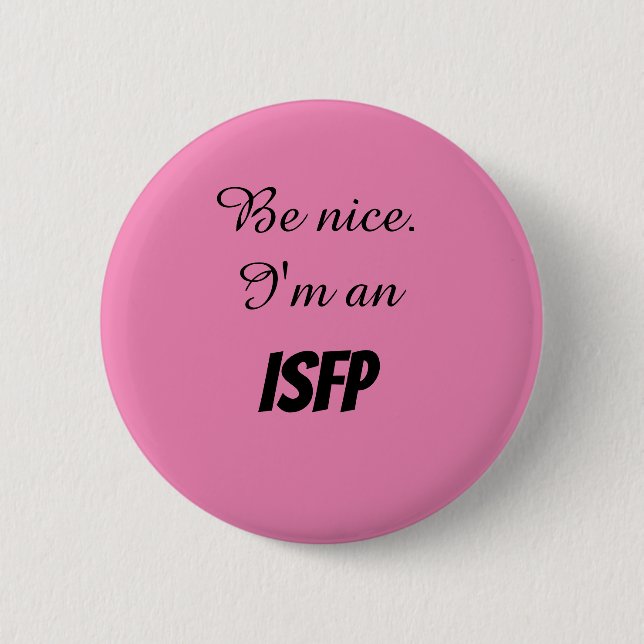 Runder Button des ISFP (Vorderseite)