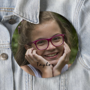 Runder Button für benutzerdefinierten Foto