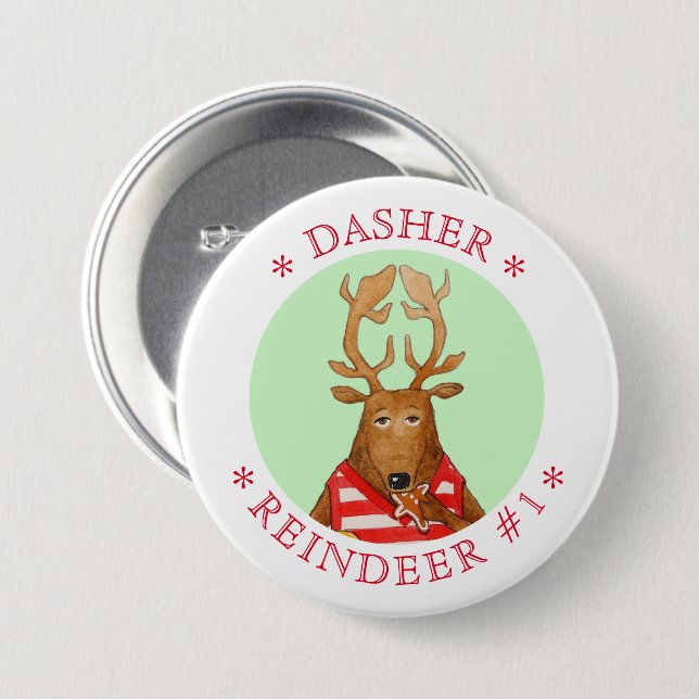 Runder DASHER-Button-Button Button (Vorne & Hinten)