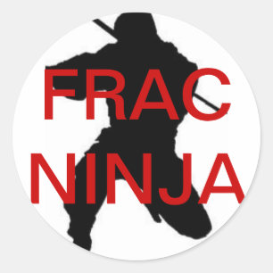 runder frac ninja Aufkleber