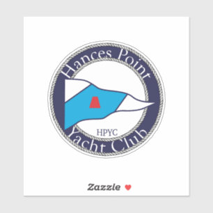 Runder HPYC Logo-Vinylaufkleber Aufkleber